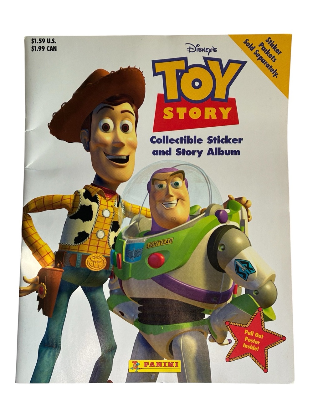 3/$15 🎉VINTAGE TOY STORY STICKER BOOK ALBUM